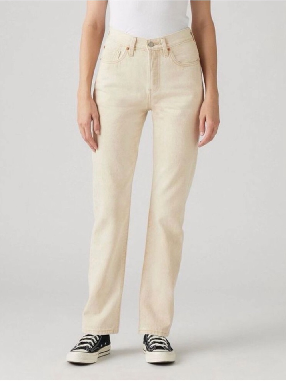 Levi High-Rise Straight Jeans